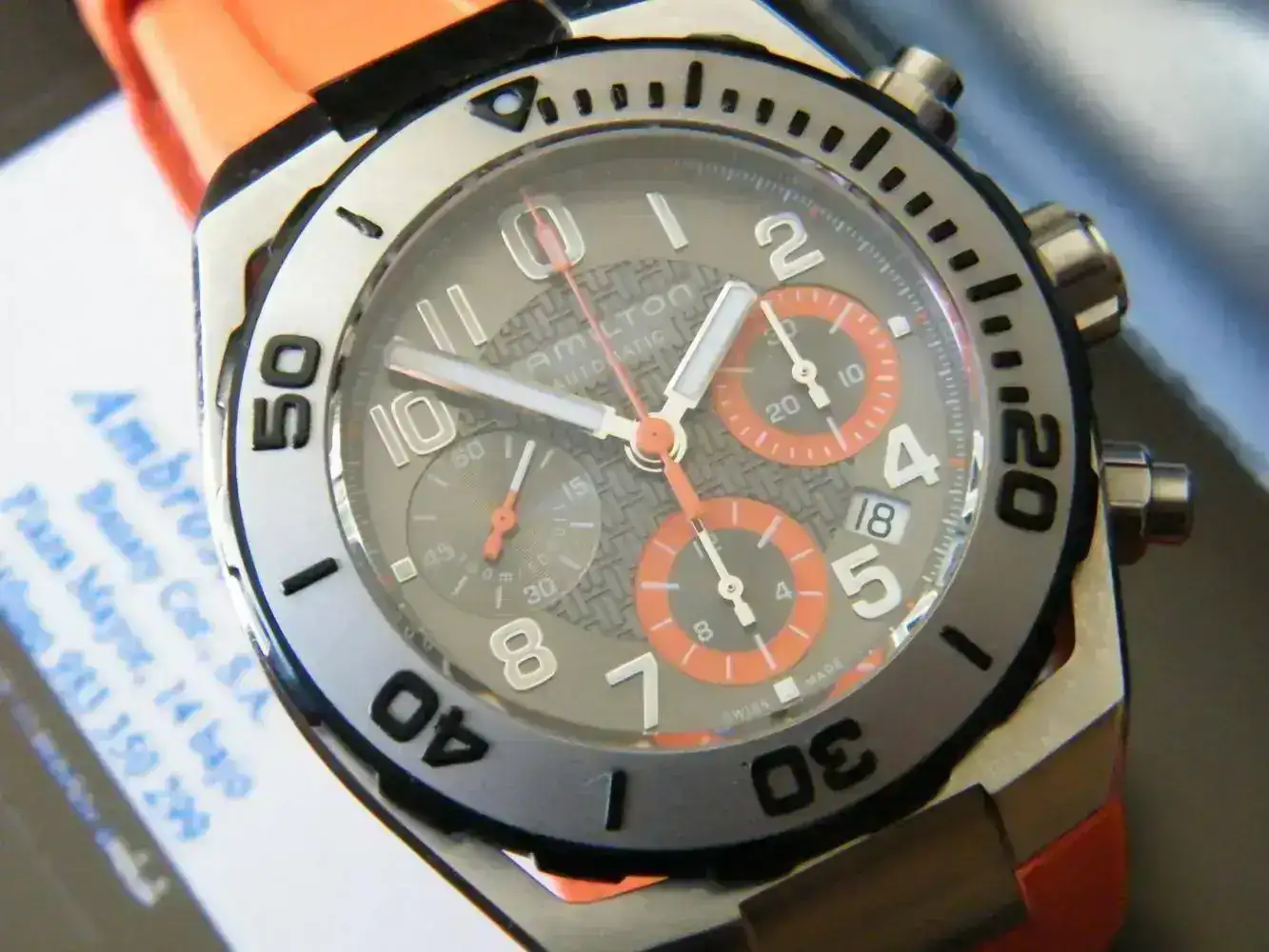 Vendo Hamilton Khaki Navy Sub Chronograph Auto - Foro de ...
